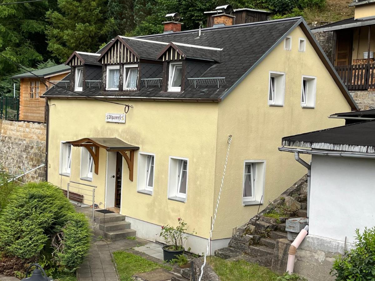 Pension Alpenrose Bad Schandau Eksteriør billede